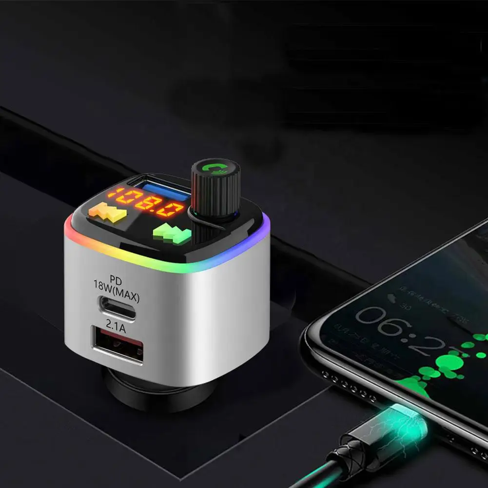 Автомобильный MP3 плеер без потерь с FM-радио Bluetooth 5 0 многофункциональный дисплей