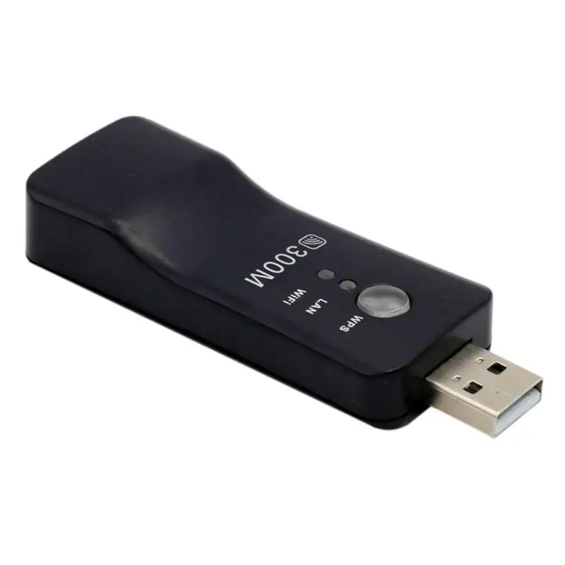

300 Мбит/с мини USB WiFi адаптер Wi-Fi сетевая карта беспроводной USB адаптер высокоэффективный беспроводной сетевой адаптер для настольного ноутбука