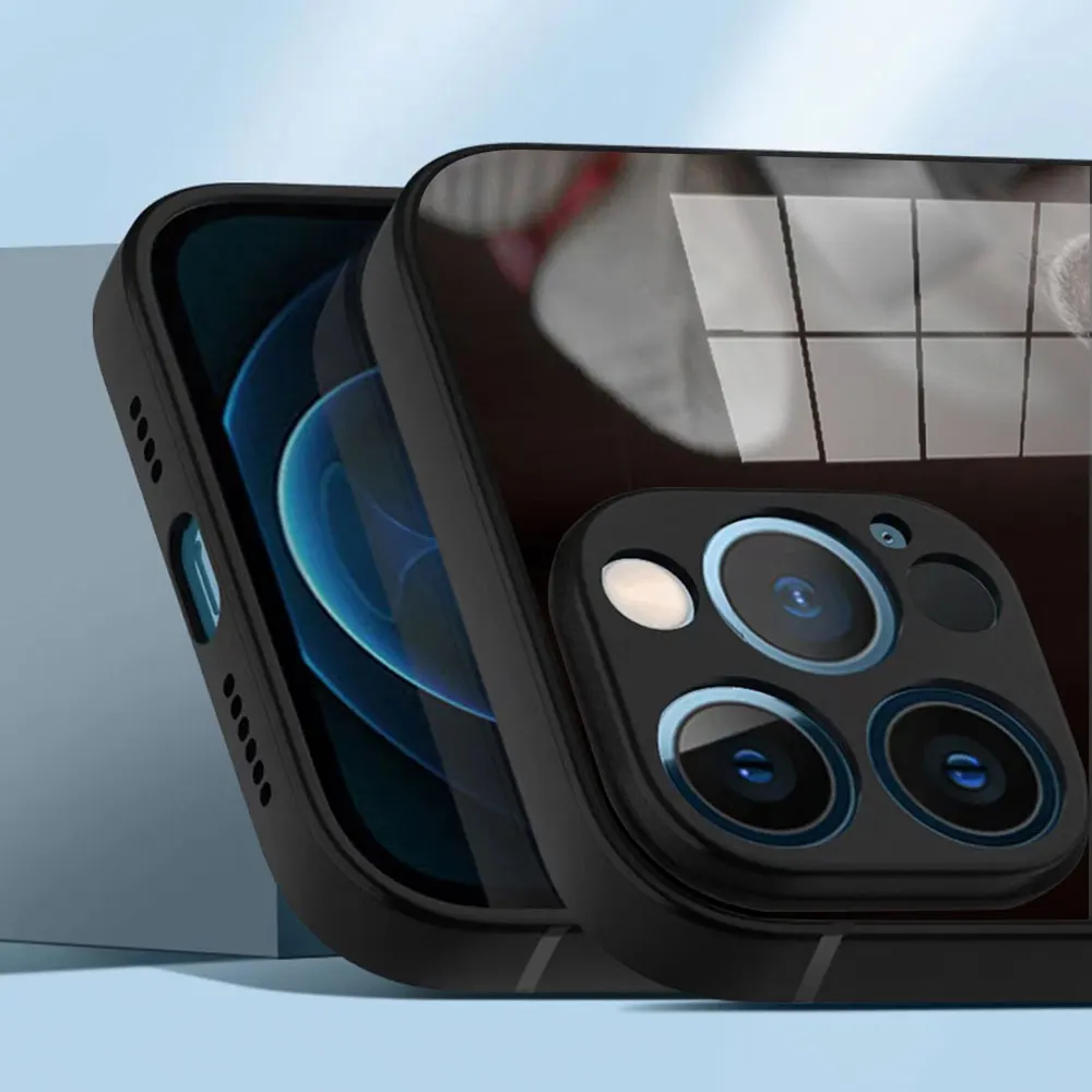 Стеклянный чехол Lunares для iPhone 13 11 12 Mini Pro Max XS XR X 7 8 6 Plus SE силиконовый британский