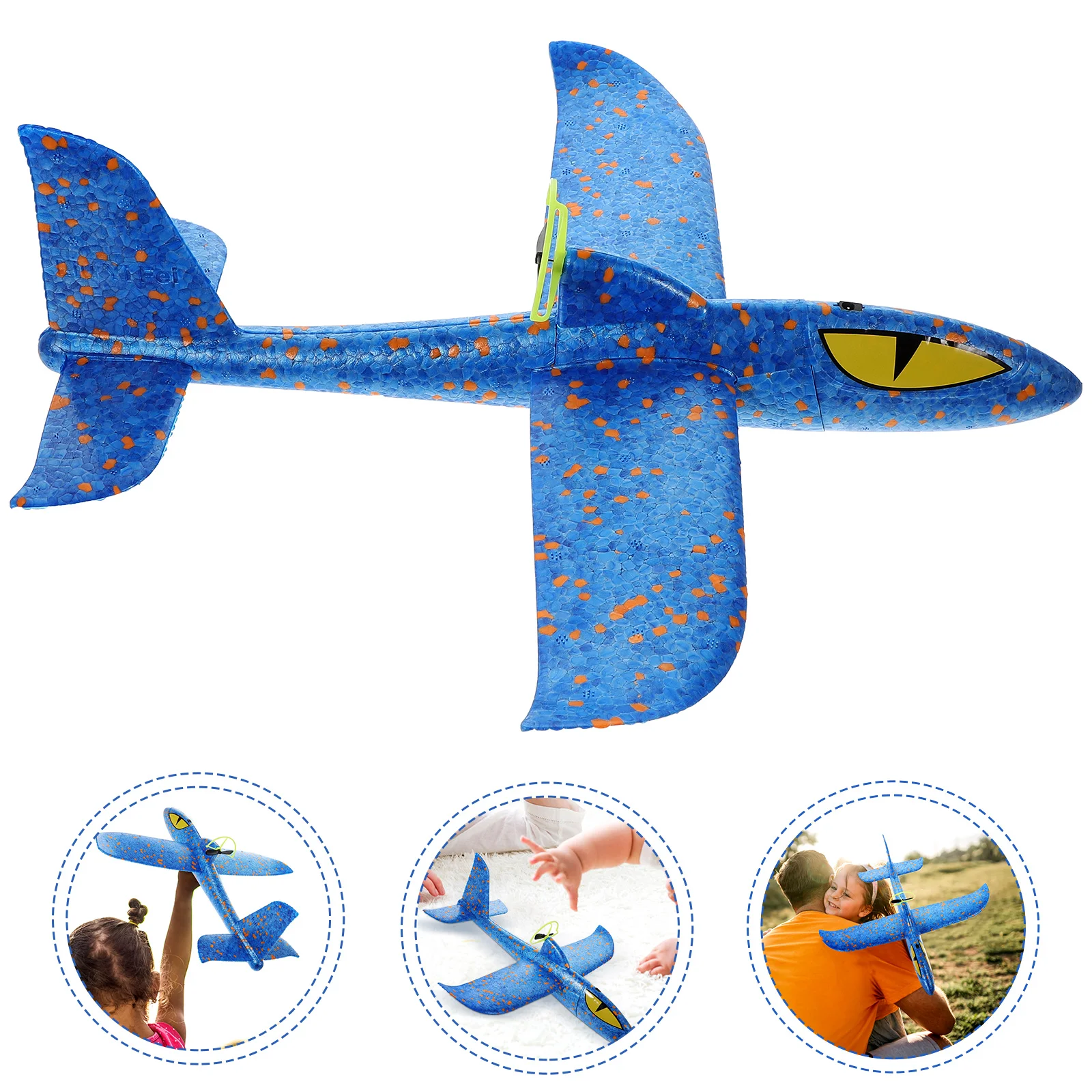

Children's Airplane Model Aeroplane Charging Glider Electric Hand Throwing Aircraft Toss