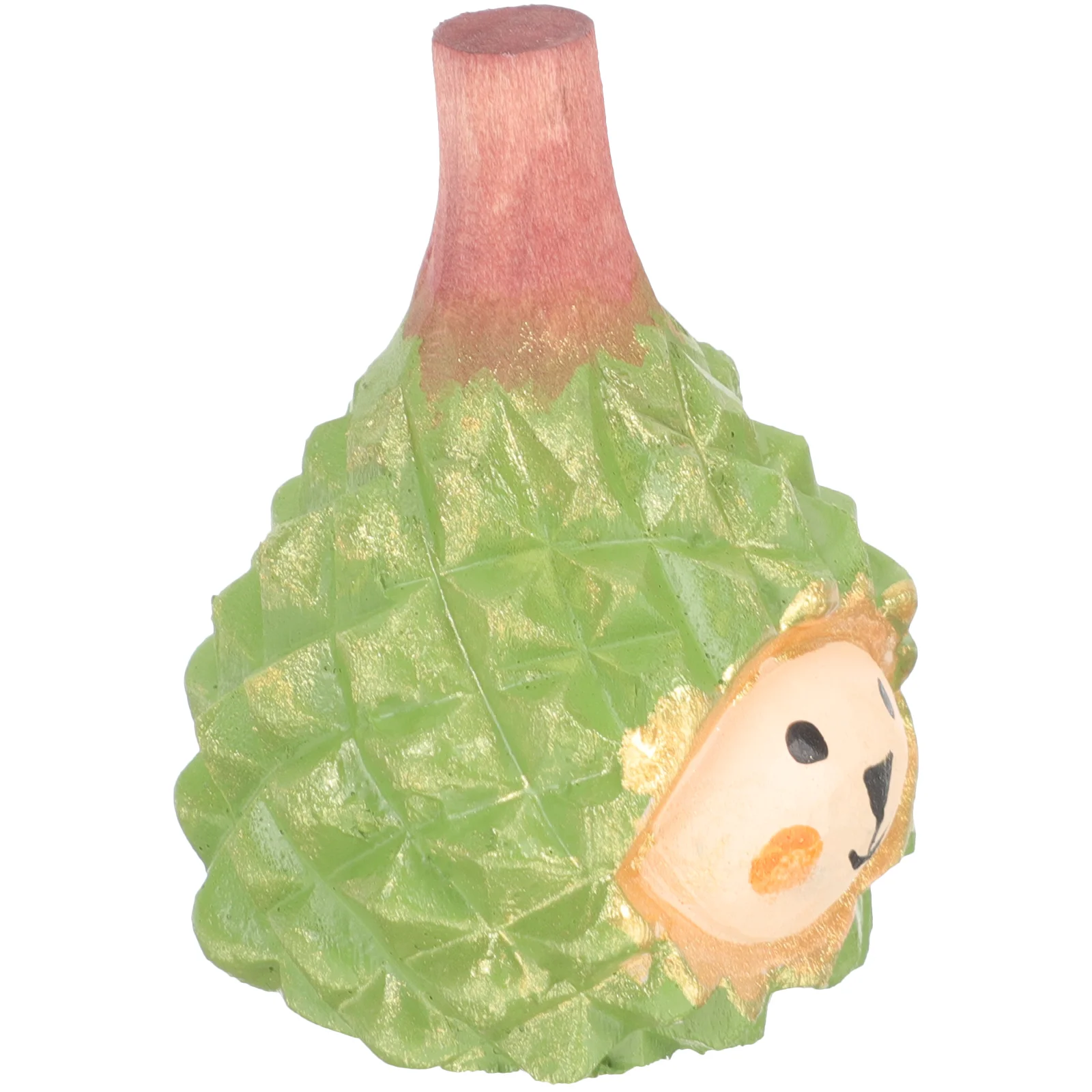 

Figurine Sculpture Statue Fruit Durian Shui Feng Wood Figurines Durians Car Decoration Artificial Ornament Animal Hedgehog