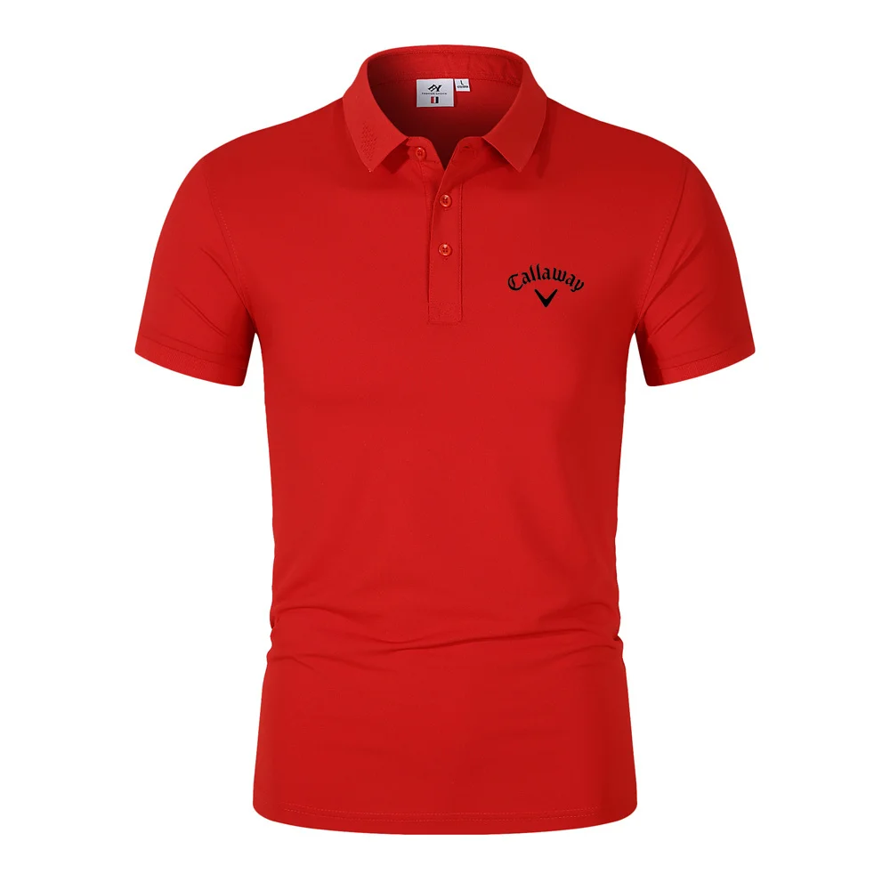 Summer Men's and Women's Breathable Golf Jersey New Fashion Comfortable Quick Drying Clothes Casual Short Sleeve Polo Shirt Tops