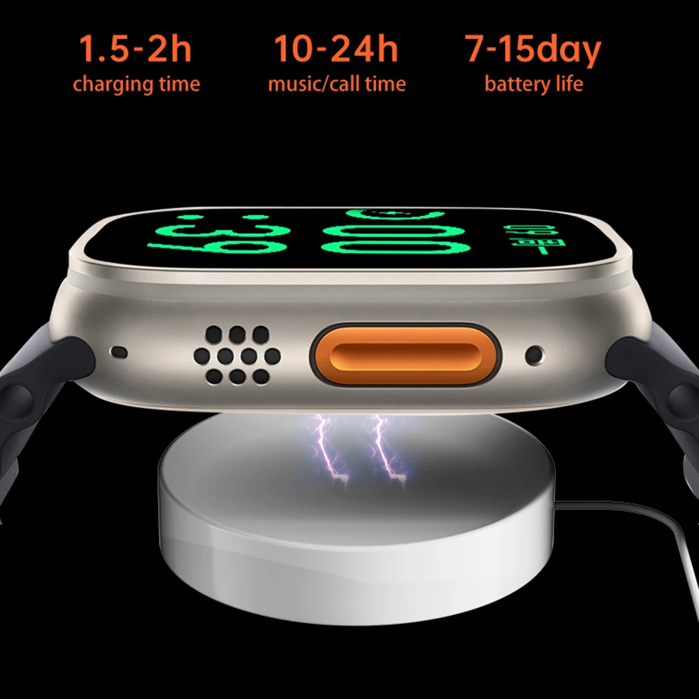 LEMFO NFC Smart Watch Ultra Series 8 Smartwatch Мужчины Женщины Bluetooth Call IP68 Водонепроницаемый