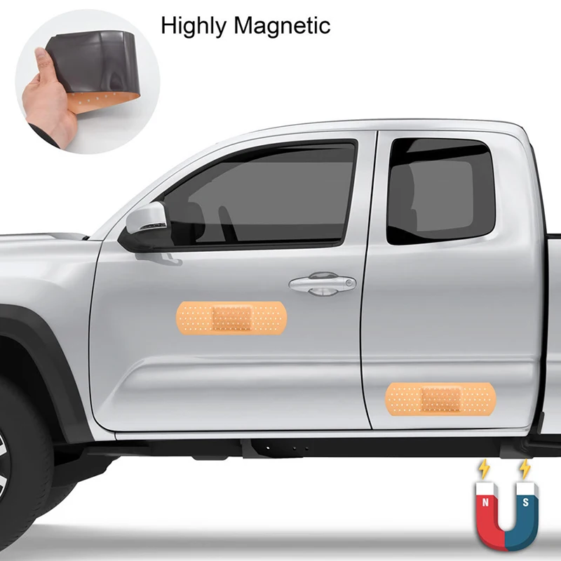 

4Pcs/Set Bandaid Sticker Giant Car Sticker Bumper Sticker Magnetic Bumper Decals Funny Car Bandaid Stickers For Car Truck