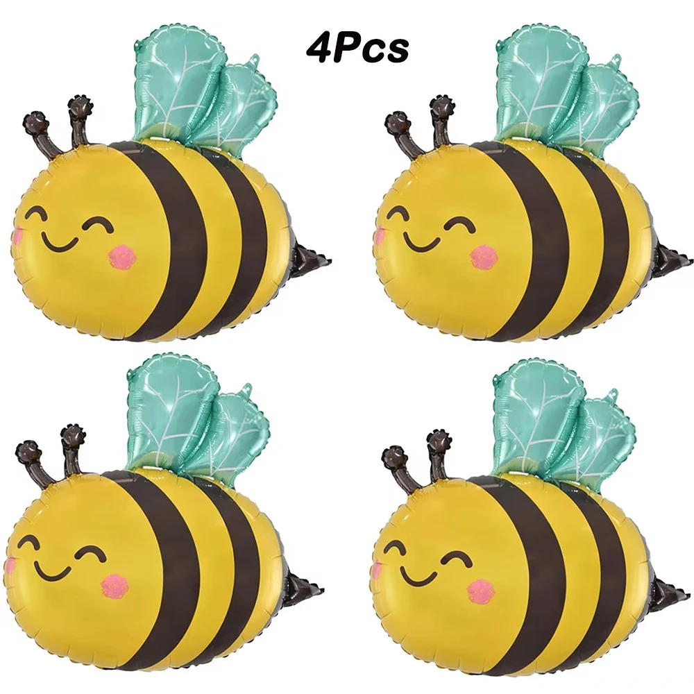 

Фольгированные шары пчела 4 шт