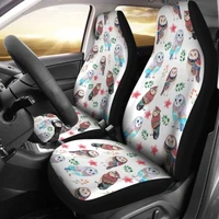 owls watercolor car seat covers 174716pack of 2 universal front seat protective cover