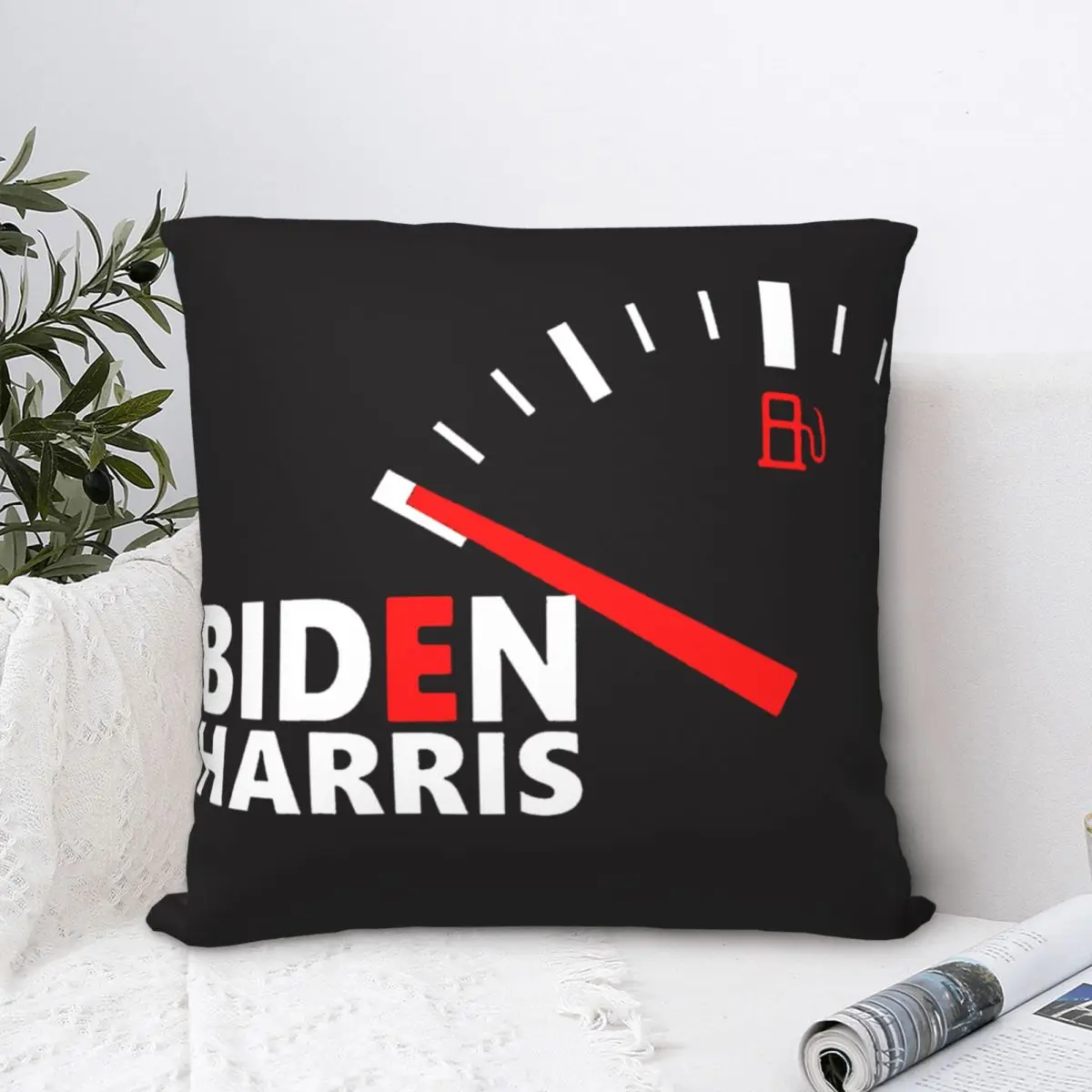 

Biden бензиновый датчик уровня топлива, наволочка, увеличение нехватки газа, рюкзак, подушки, Наволочки, DIY печать, декор дивана