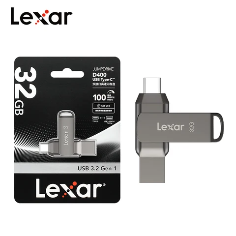 Lexar JumpDrive D400 USB флешка 32/64/128/256 ГБ