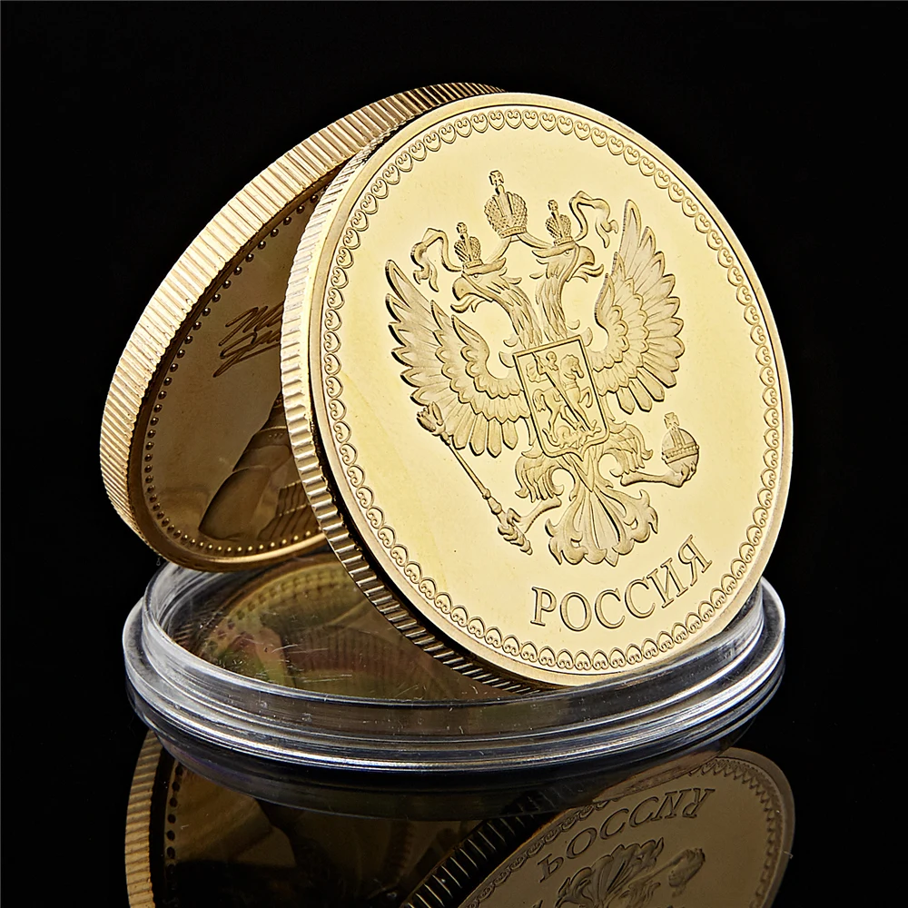 

Позолоченная монета "Дракон" SMJY