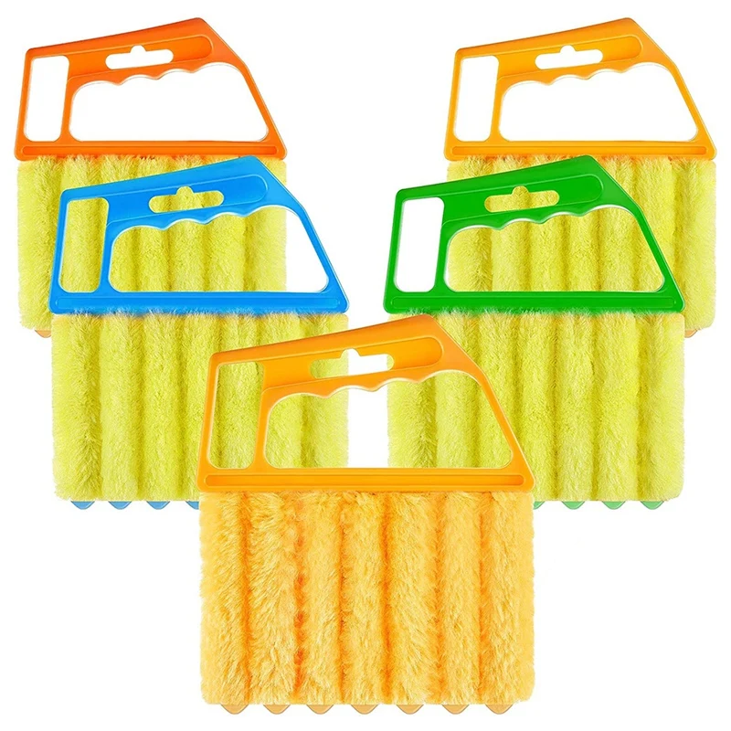 

Window Venetian 7 Finger Dusting Cleaner Tool Hand-Held Window Shutters Mini Duster Brush Blind Dust Cleaner (5 Pieces)