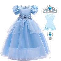 little girl princess dress cinderella cosplay costume princess accessories christmas costumes for children flower girl dresses