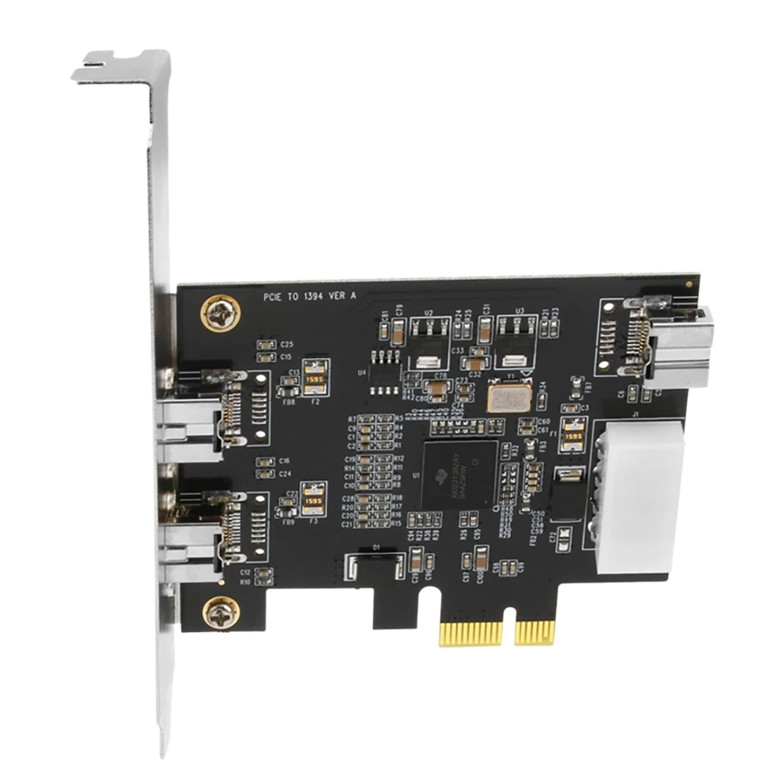 

Плата расширения Firewire PCI-E 1394B с 3 портами, карта расширения HD Video PCI-E до 1394B для настольного ПК и подключения DV