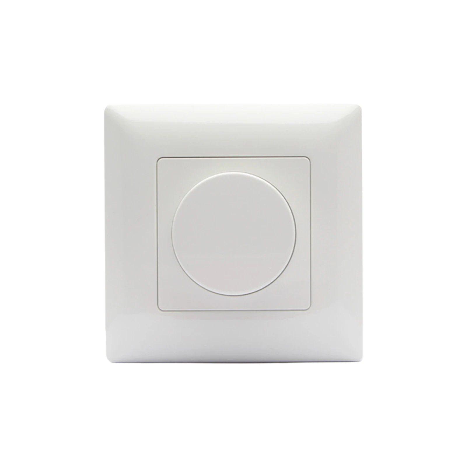

Dimmer Switch No Flicker Decorative Plastic 1 Gang For LED Light Smooth Home Office Replacement Wall Mounted Rotary Knob Quiet