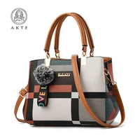 akte shoulder bag for women female fashion plaid messenger totes crossbody bags casual summer handbag for women