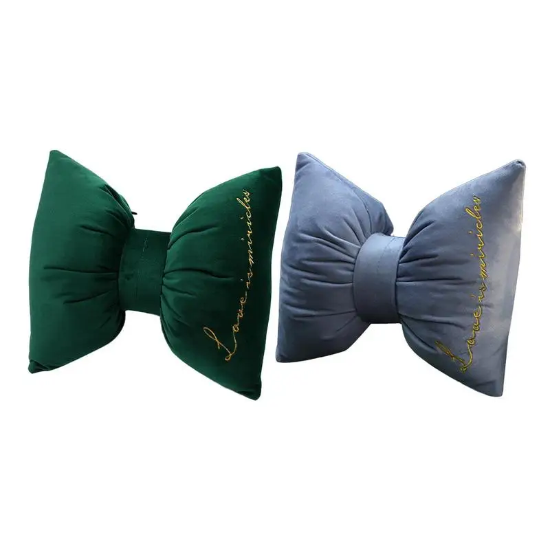 

Car Headrest Cushion Automotive Durable Neck Support Cushion Automobile Solid Bow Tie Design Neck Rest Pillow Car Accessories