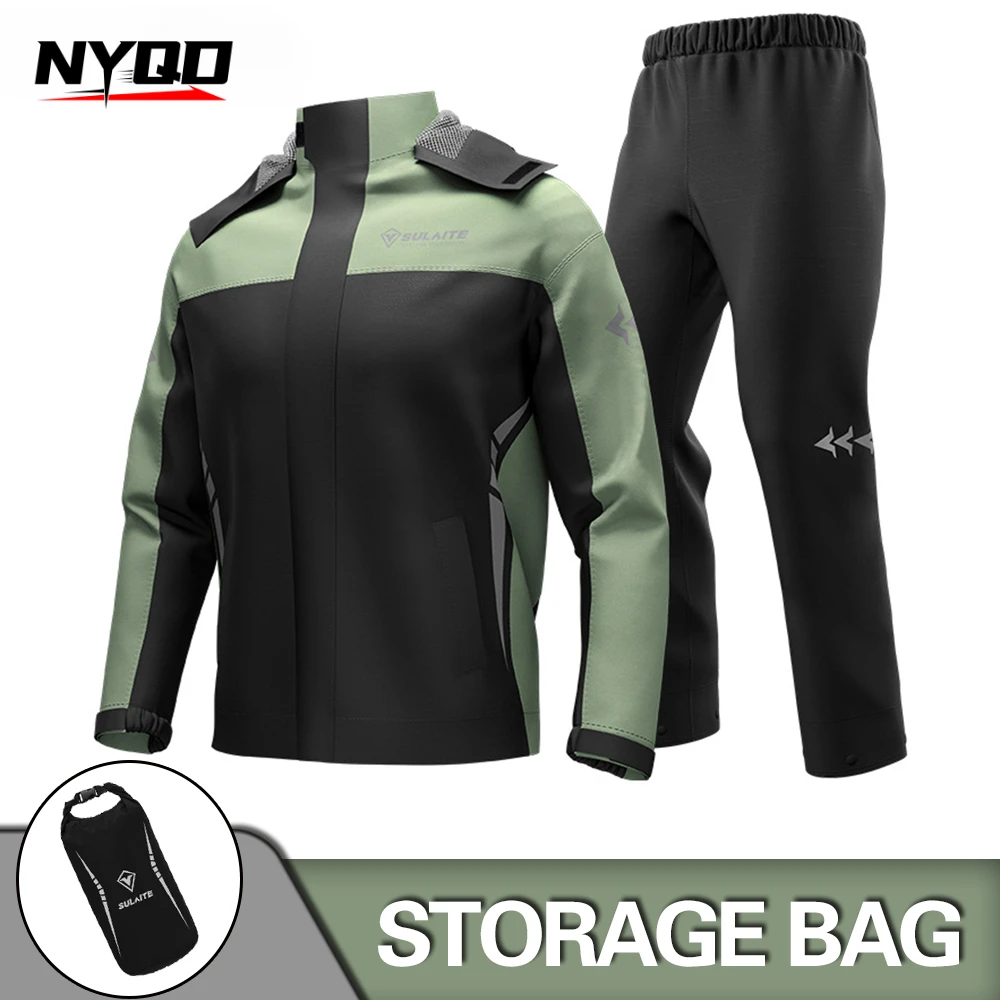 Мотоциклетный плащ для мужчин и женщин водонепроницаемый 100% мотоциклист костюм