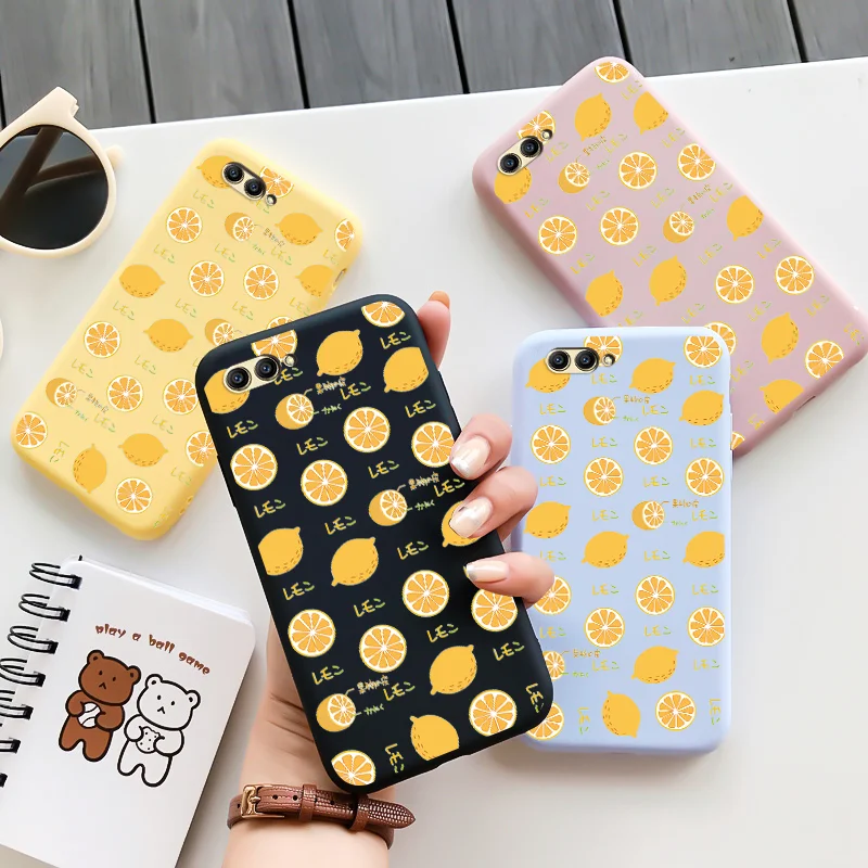 

Fruits Case For Honor 10 20 30 50 60 View SE Pro Lite S I X HUAWEI Silicone Soft Shell Candy Colors For Huawei Honor 10 Case