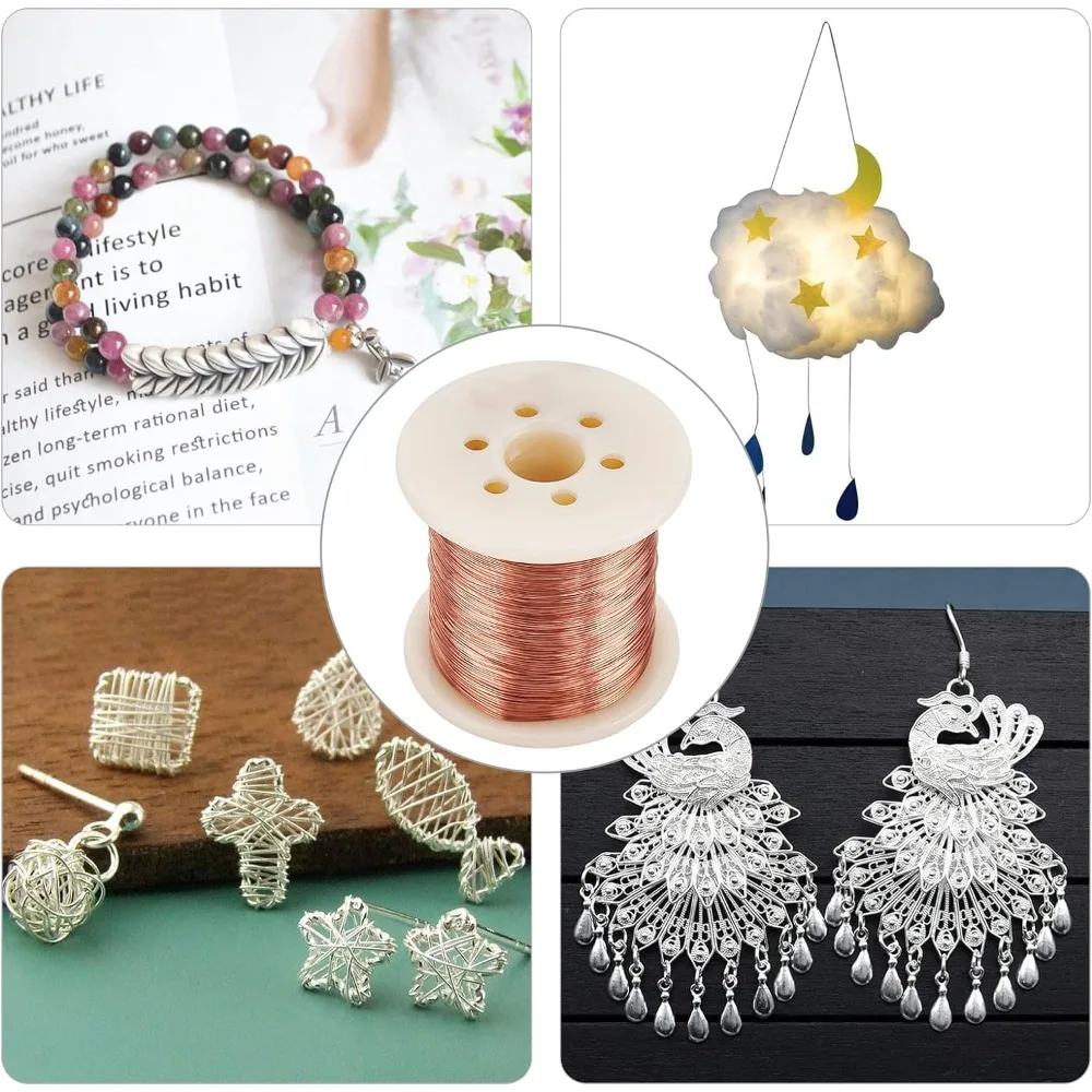 Проволока из красной меди с неизолированным медным покрытием 24 дюйма 328 футов