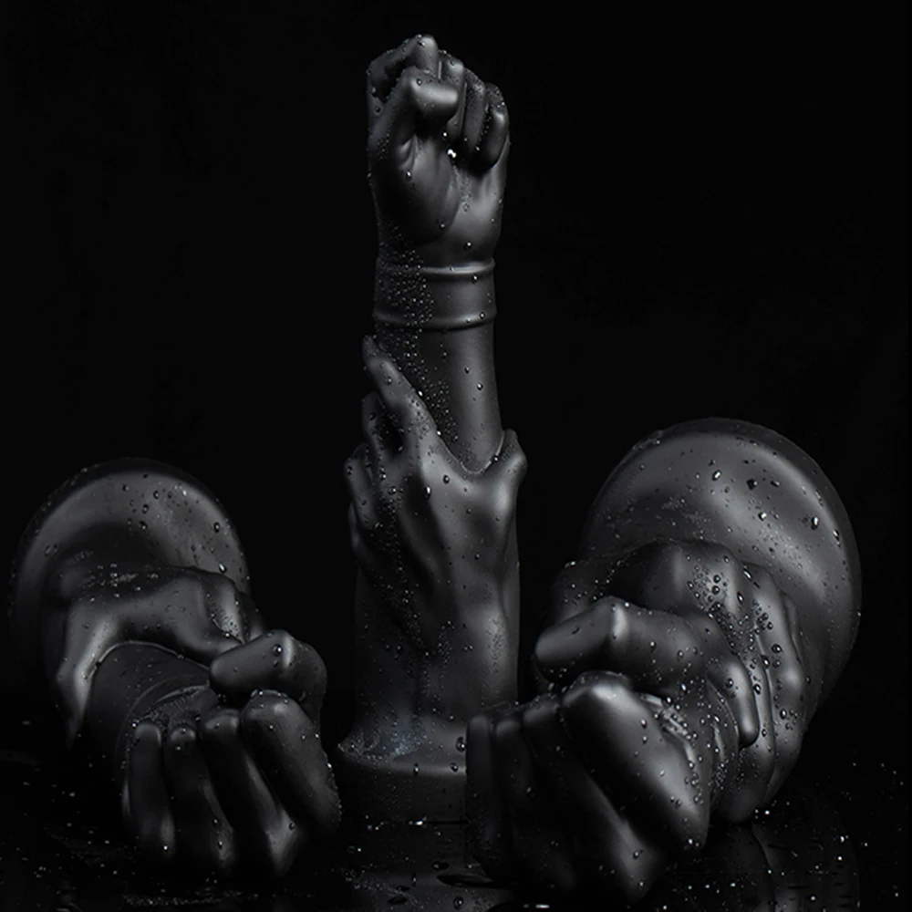 Oieffur Black Fisting женские фаллоимитаторы жидкий силиконовый огромный фаллоимитатор