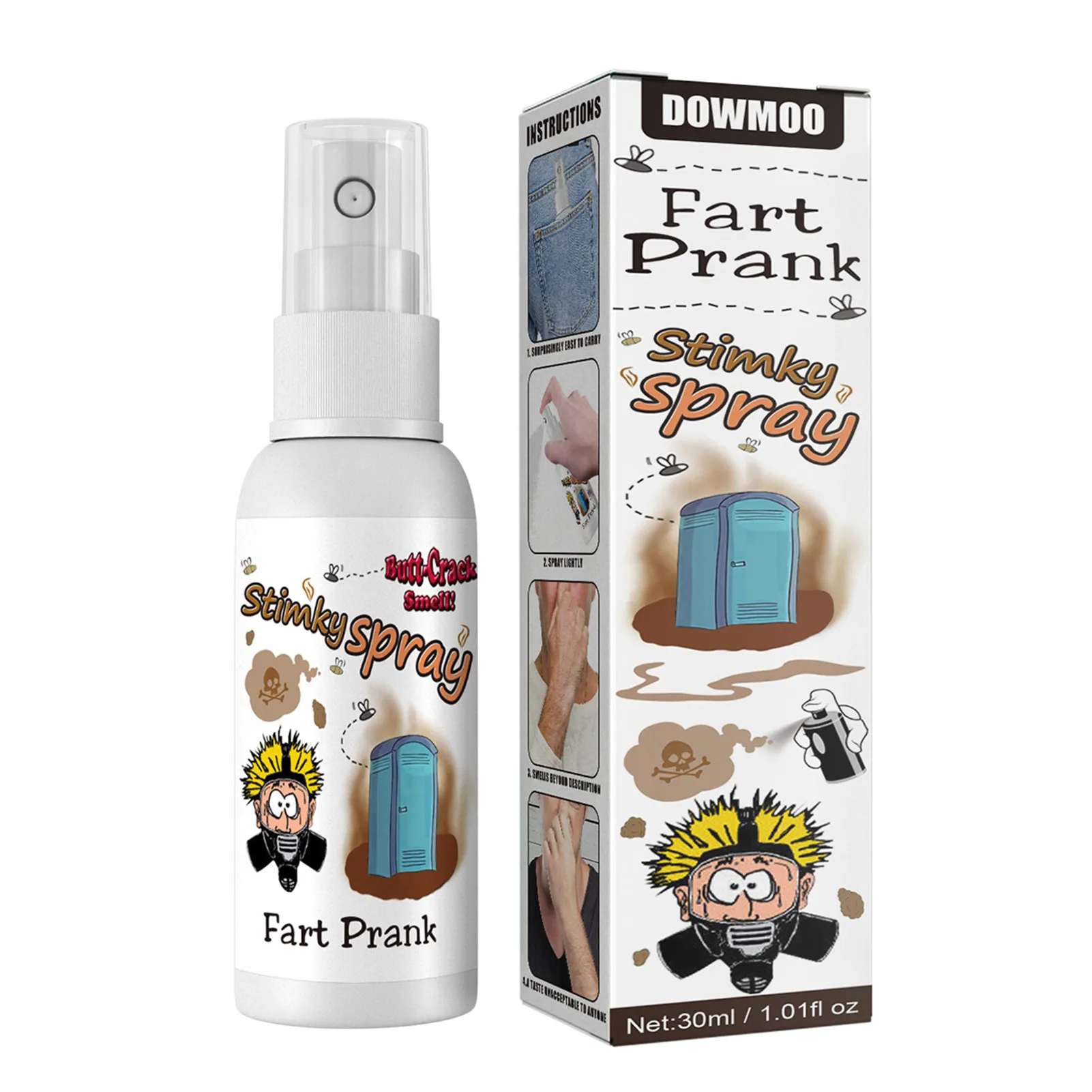 Fart Spray 30 Ml Super Stinky Liquid Fart Long Lasting Bad Smell Spray Weird Stuff Prank Stuff For Adults And Kids Halloween