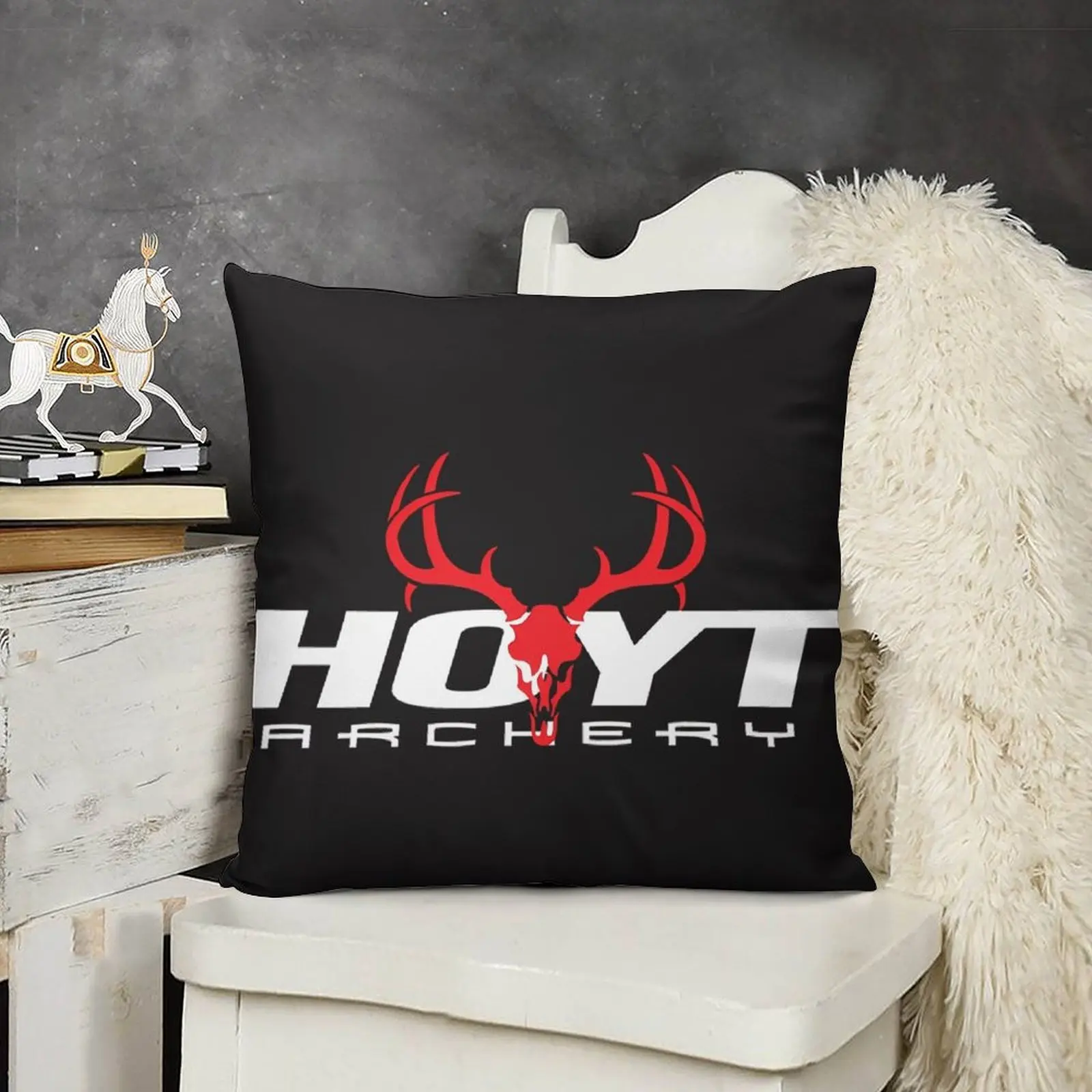 Hoyt Стрельба Из Лука Логотип лук стрела диванная подушка Подушка Наволочка