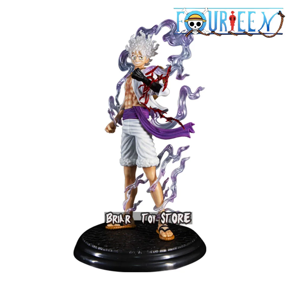 One Piece Luffy Gear 5 Anime Figure Sun God Nikka 21cm PVC Action Figurine Statue Collectible Model Doll Toys For Children Gift images - 6