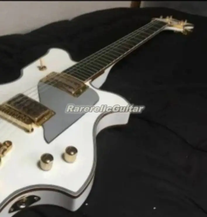 Редкая электрогитара Adrian Vandenberg MV 480 TOMOYASU HOTEI белая Bigs Tremolo Bridge Grover тюнеры золотое