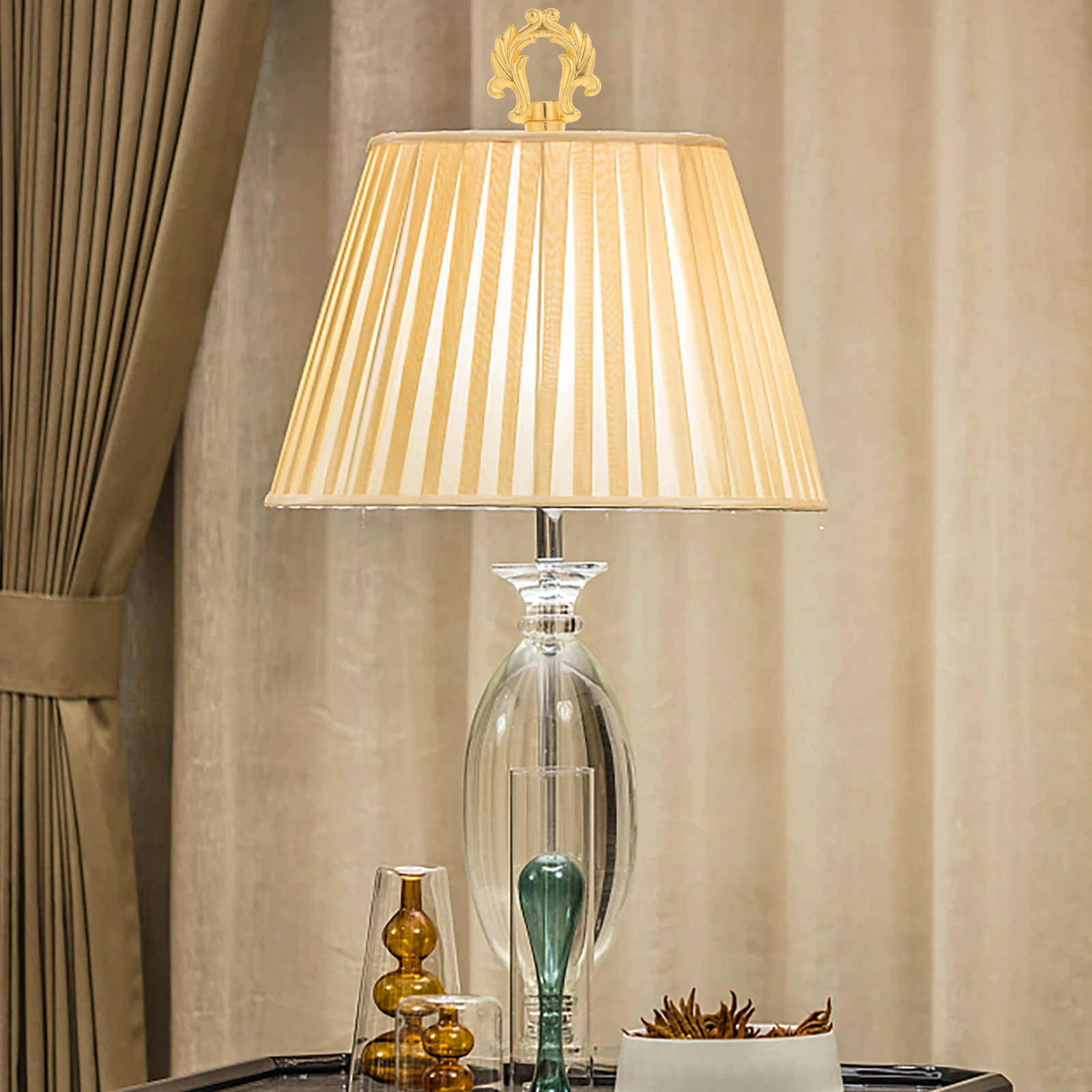 4 шт. декоративные светильники колпачки для ламп настольный пол украшение ручка