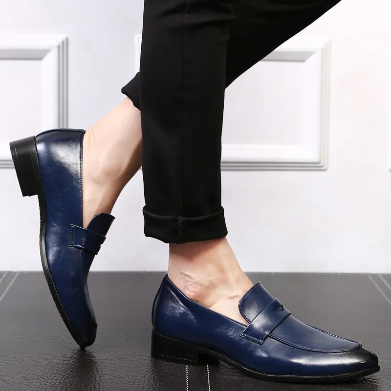 

Men Casual Shoes Loafers Sneakers 2022 New Fashion Handmade Retro Loafers Shoes Comfortable Low-top British Casual Single Shoes