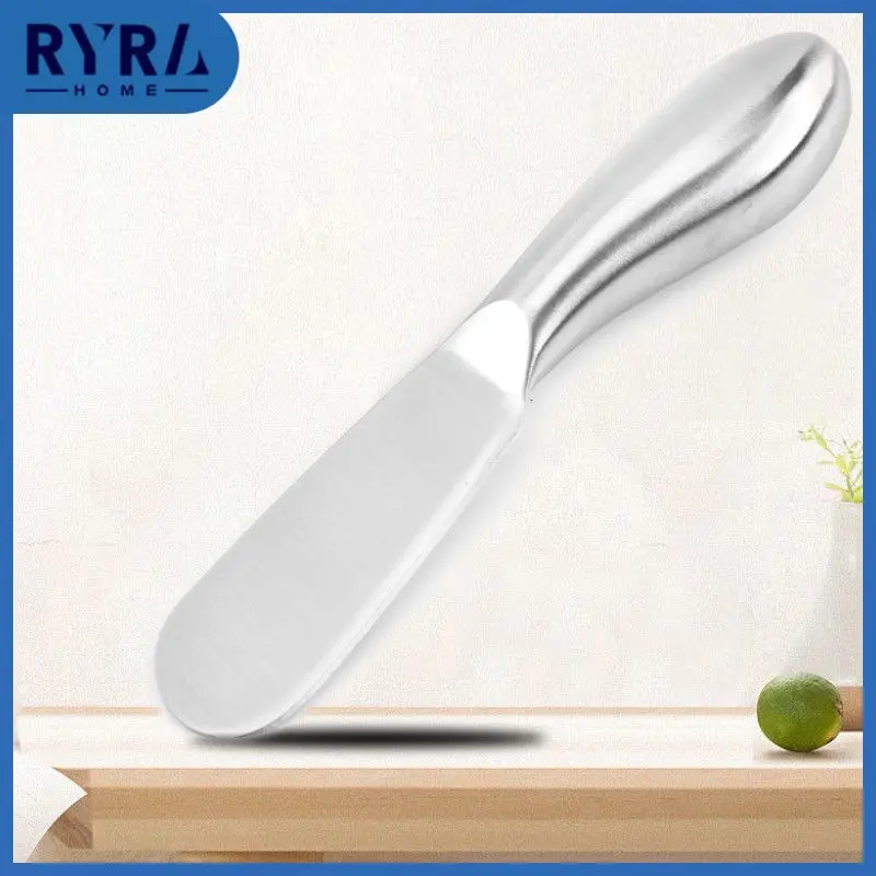 

2/4/5PCS Stainless Steel Cream Knife Household Dessert Jam Knife Cheese Slicer Butter Knife Thickened Kitchen Baking Tools