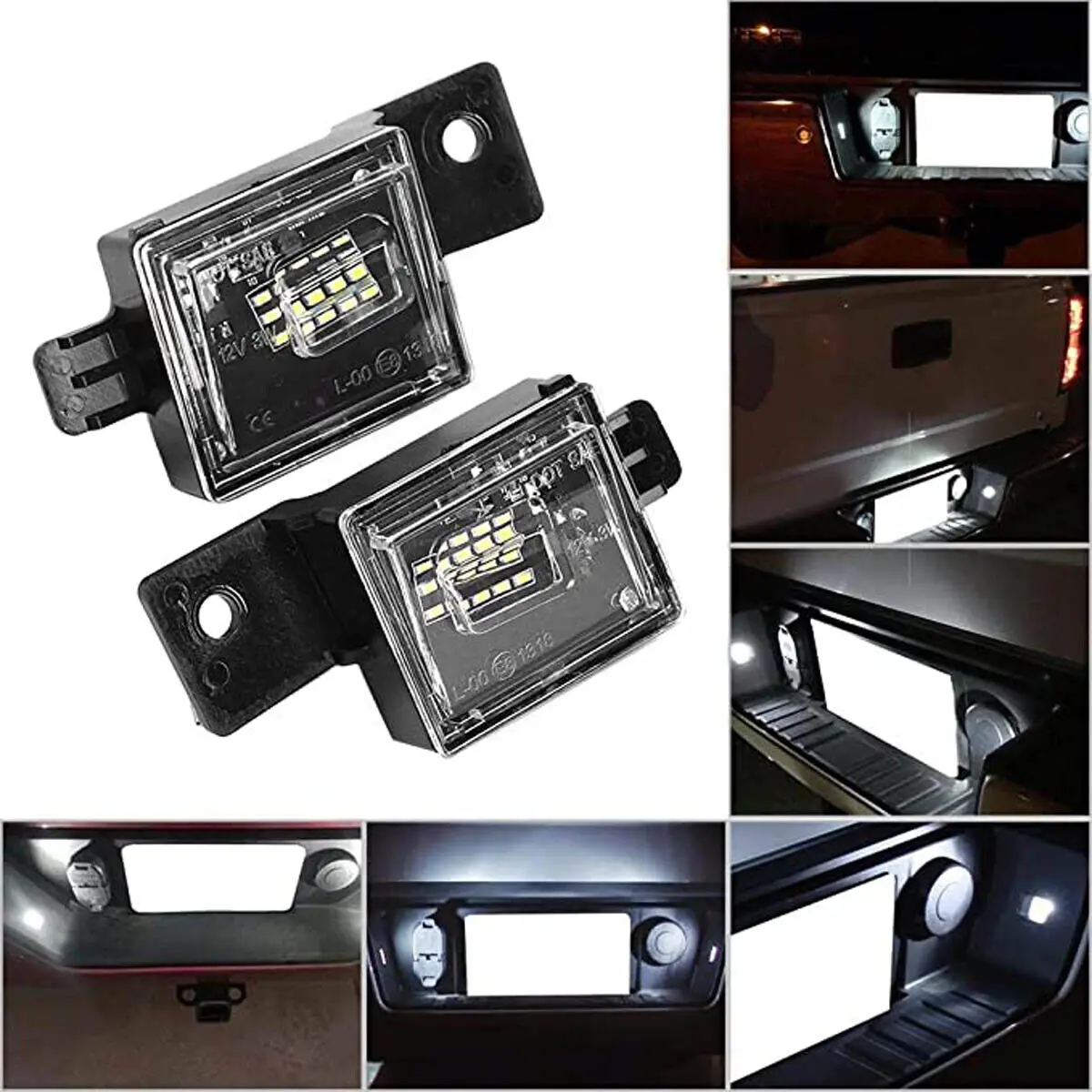 2 шт. лампы для номерного знака автомобиля 12 В 2014-2023 Chevy Silverado GMC Sierra 15-22 Колорадо