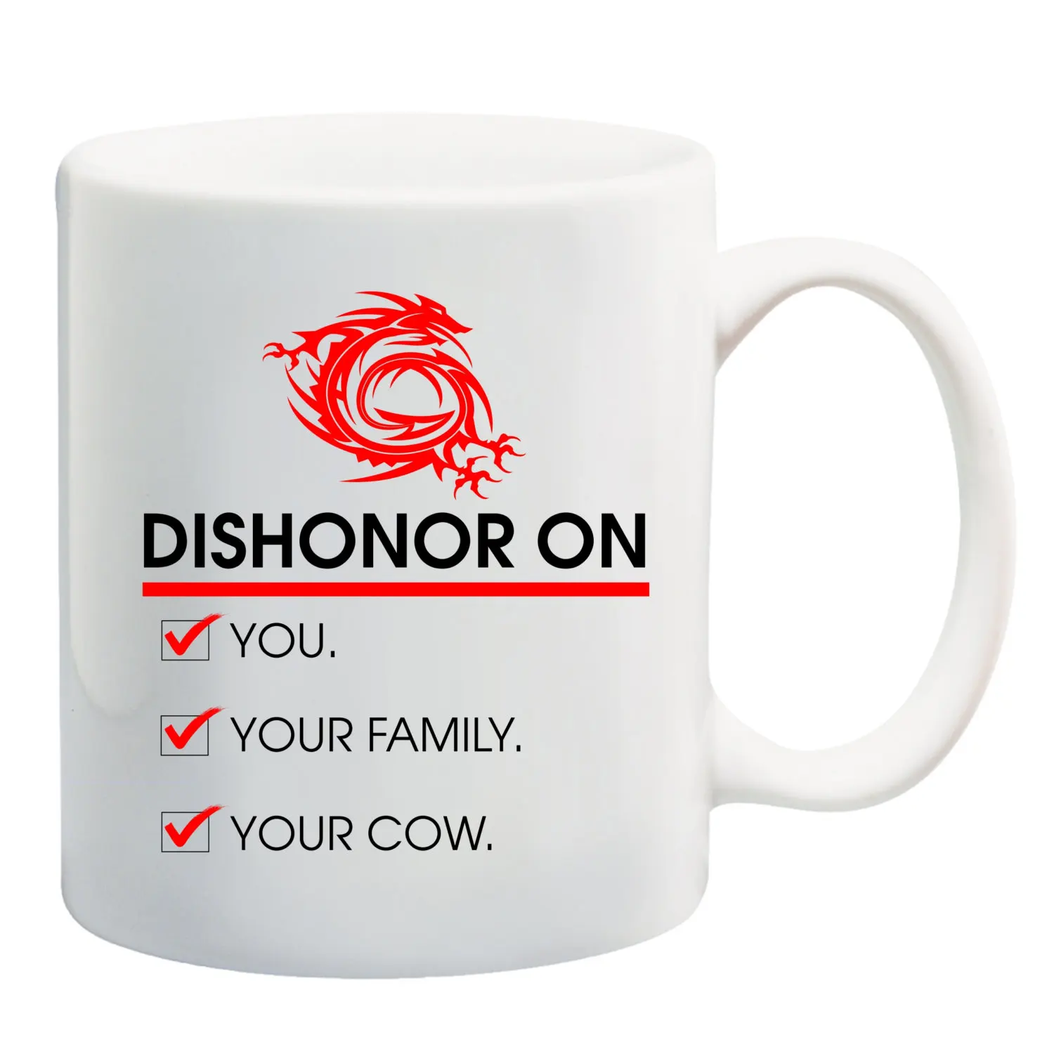 

Dishonor on Your Cow Cups Gifts Mugs Coffee Mugen Tea Art Home Decal Ceramic Drinkware Creative Porcelain Coffeeware Tableware