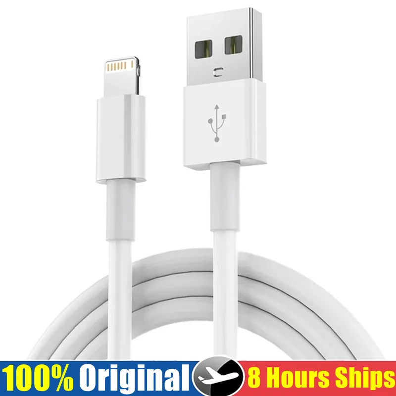 

For Apple Original 1M 2M Charging Cable For iPhone 14 13 12 11 Pro Max Plus XS Max X XR SE 2020 ipad Data Sync Charge Line Cord