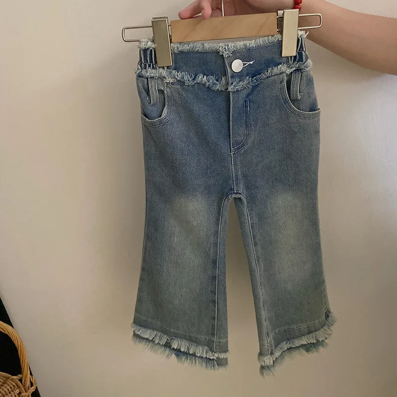 Жилет на бретельках рубашка штаны джинсы корейский стиль для девушек с цветами