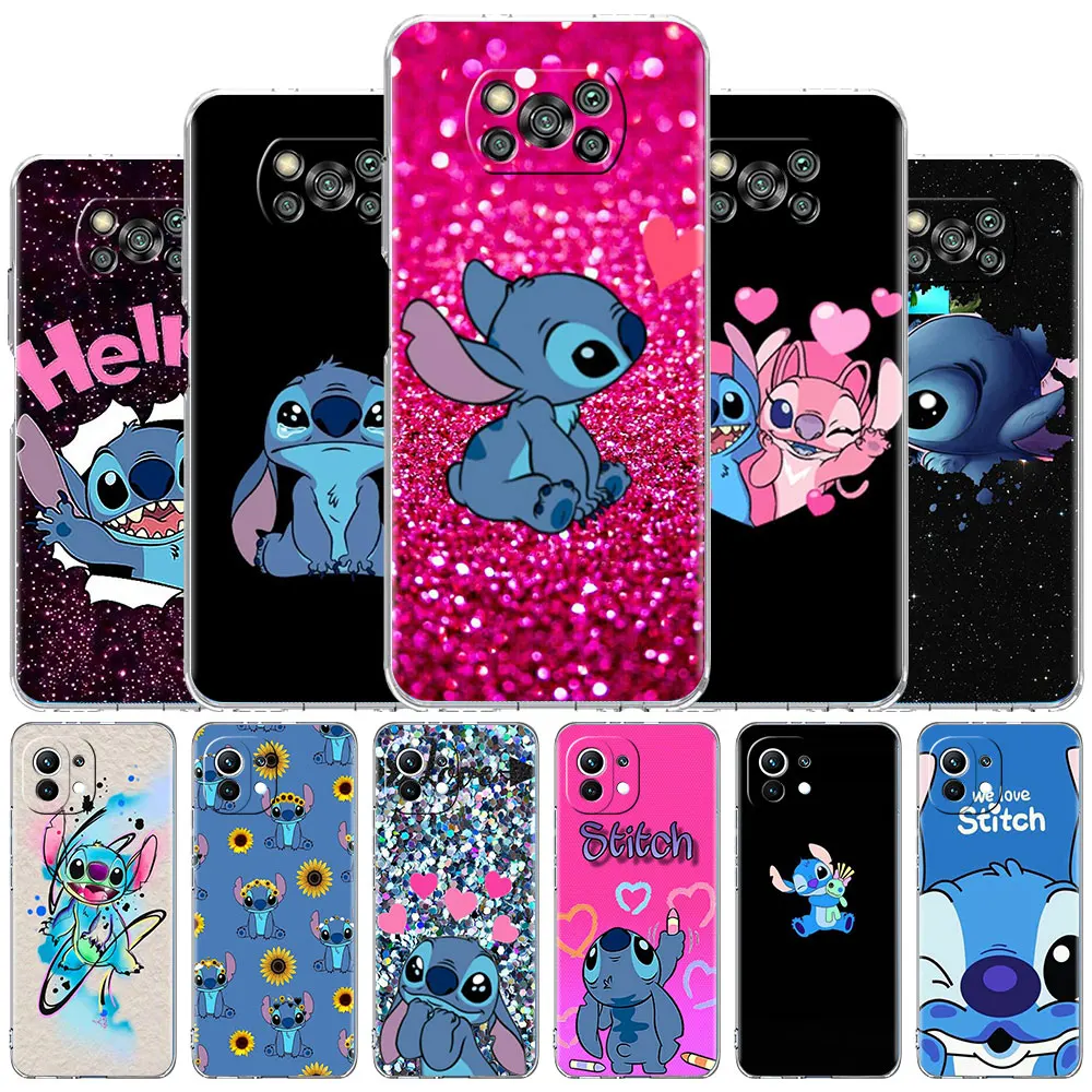 Чехол Lilo Stitch Blue Koala для Xiaomi Mi Poco X3 NFC 11 Lite 10T 12 Pro мягкий чехол смартфона 11T M3 F3 Note 10