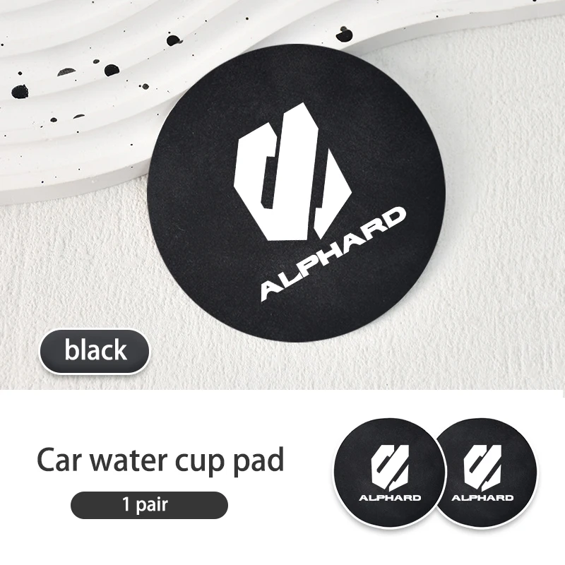 

2 шт. замшевая автомобильная подставка, нескользящий коврик для чашки воды, держатель для бутылки, коврик для Toyota Alphard Vellfire 20 30 AH20 AH30 2008 2009 2010 2011