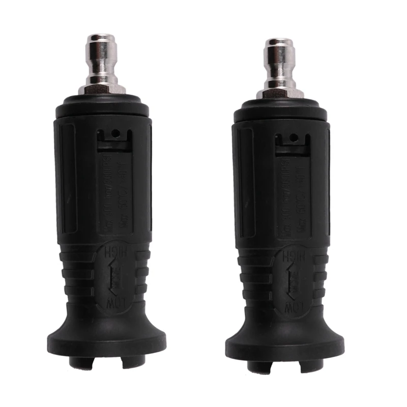 

2X Auto Tool Adjustable High Pressure Washer Nozzle Tips,Variable Spray Pattern, 1/4Inch Quick Connect Plug,3000 Psi