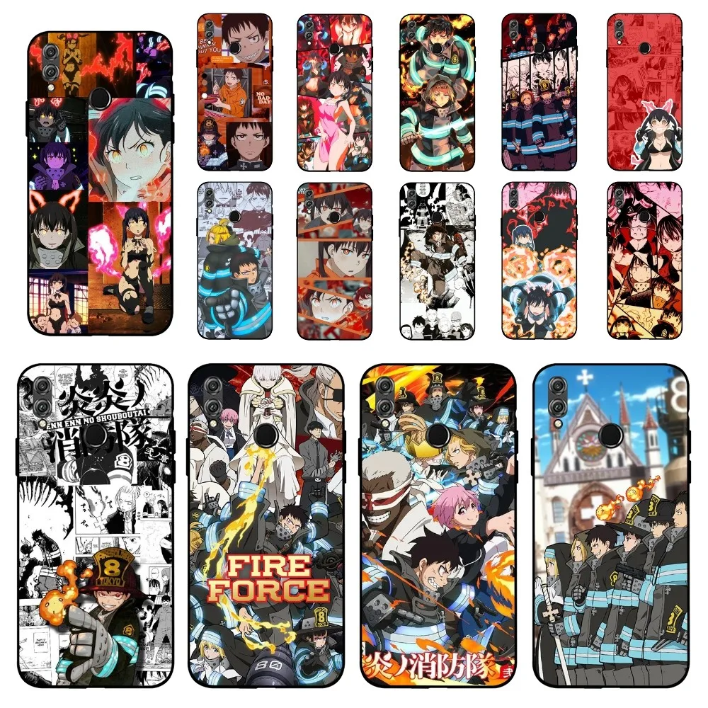 

Fire Force Phone Case For Huawei Honor 10 lite 9 20 7A pro 9X pro 30 pro 50 pro 60 pro 70 pro plus