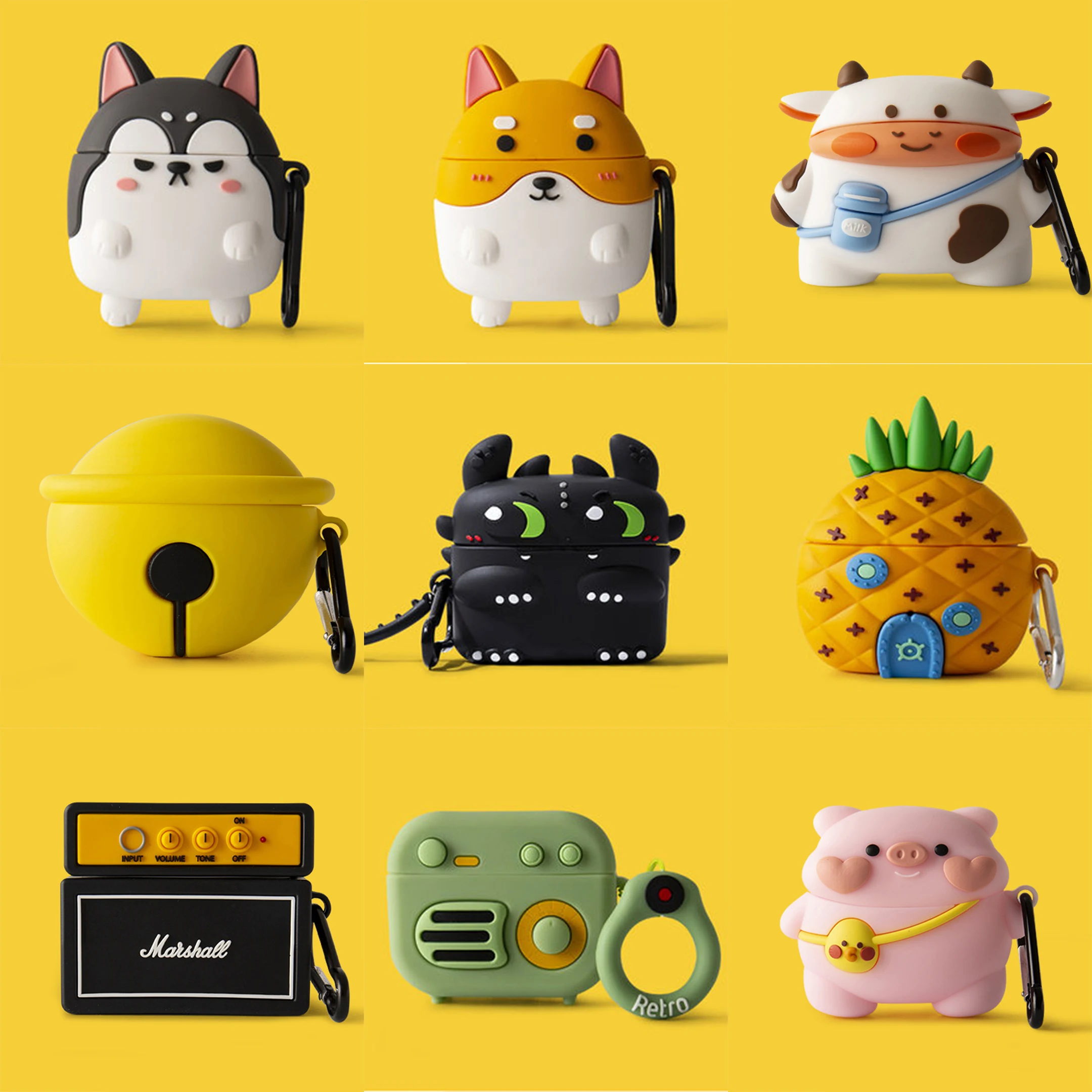 

3D Cartoon Protective Case For Huawei Freebuds 4i Case Soft Silicone For Freebuds 4i Bluetooth Earphones Accessories Cover