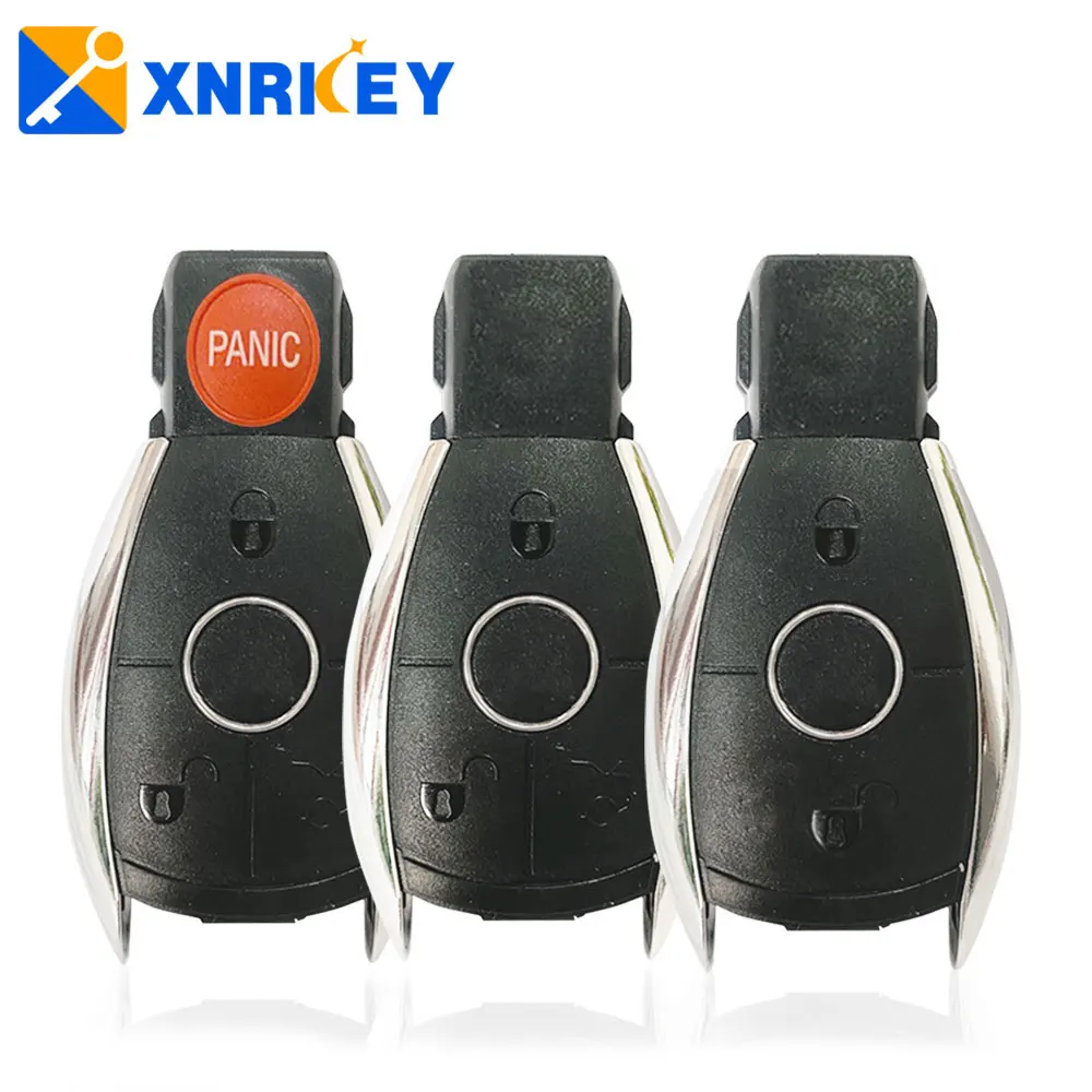 

XNRKEY 2/3/4 Button Car Remote Key Shell Fob Case Cover for Mercedes Benz A B C E S CL CLS CLA CLK W203 W204 W205 W210 W211 W212