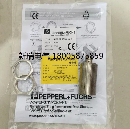 NJ10-30GM50-E0-V1 P + F новый высококачественный датчик приближения