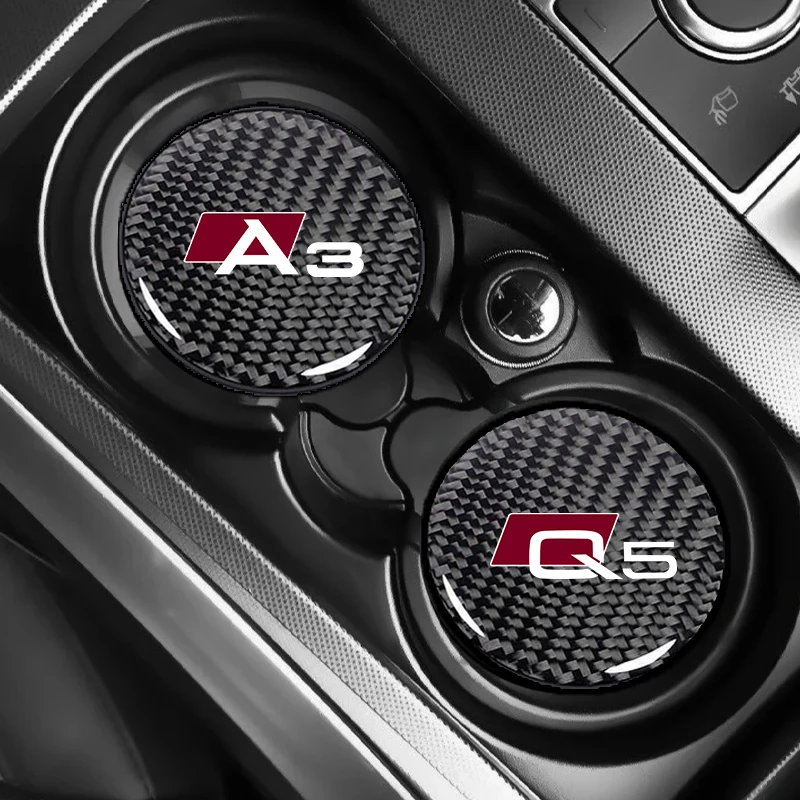 

2 шт., автомобильные подставки под бутылку, Нескользящие, для audi a3 a4 a5 a6 a7 a8 q3 q5 q7 q8 tt