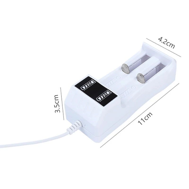 2 слота USB Dual 18650 Зарядка Перезаряжаемая литиевая батарея для 14500 Зарядное