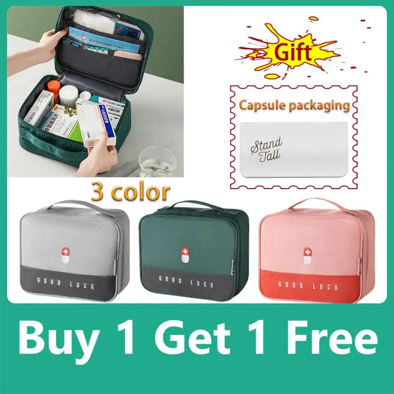 

Large-Capacity Thickened Medicine Box Layered Family First Aid Kit Medicine Boxes Medicine Cabinet Portable Fabric Storage Bag