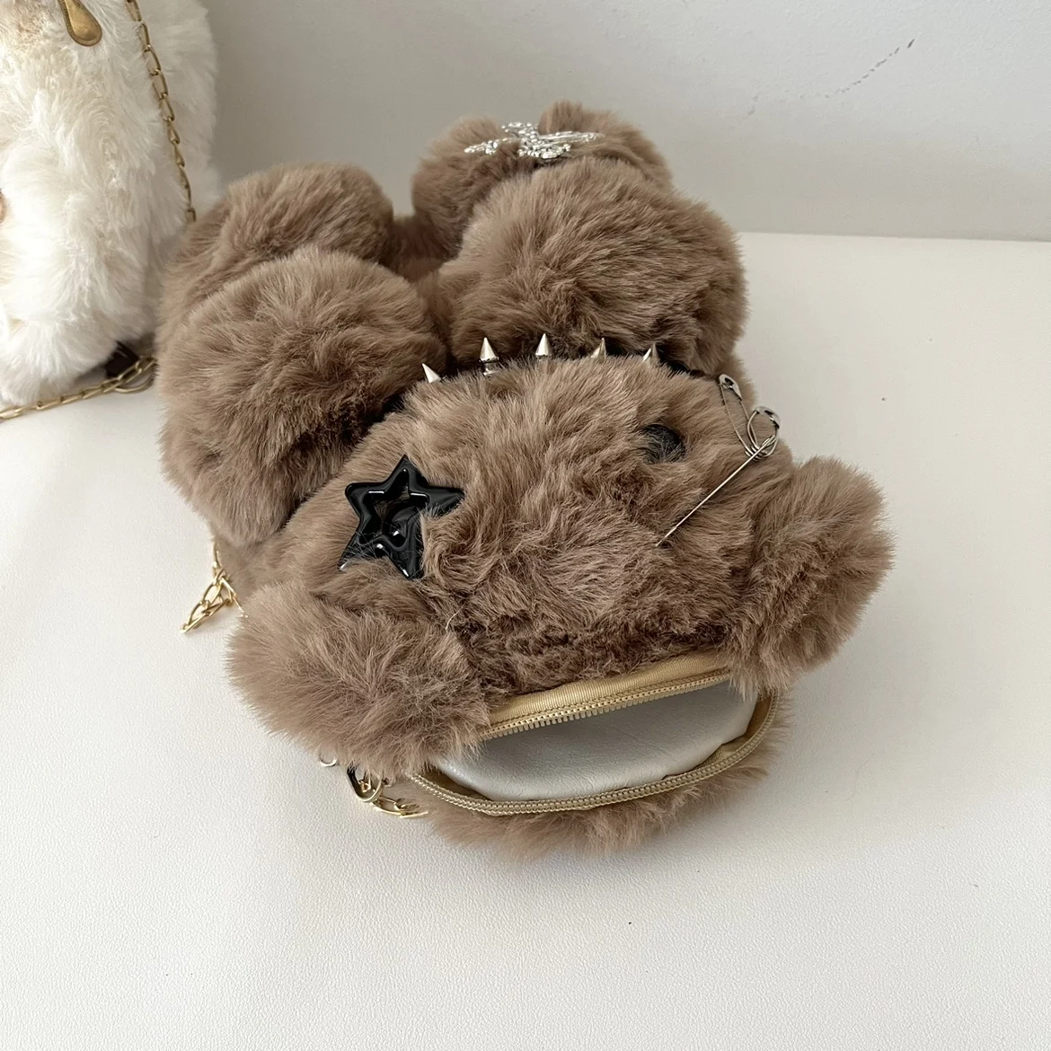 Рюкзак с набивными животными медведем кукла детские плюшевые медвежонки рюкзаки