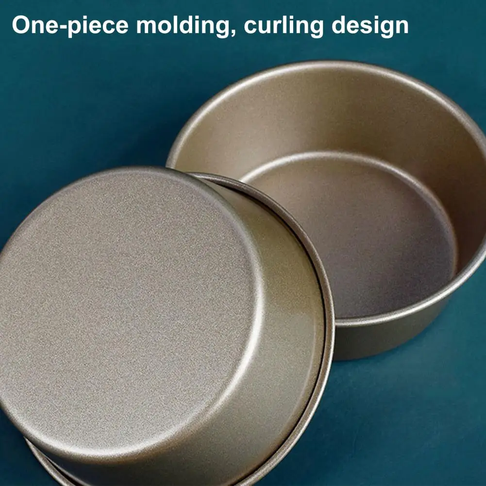 

Round Hamburger Baking Mold High Temperature Resistance Carbon Steel No Burrs DIY Baking Pan Cooking Gadget