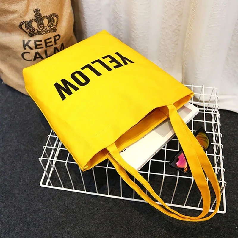 

Large-capacity simple luxury shopping bag brand lady bags 2020 new letter printing wild shoulder bag canvas lady bag