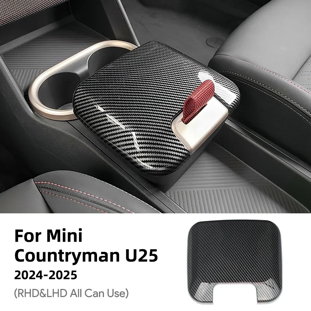 

Для MINI JCW Countryman U25 2024 2025 центральный блок управления ящик для хранения декоративная крышка ABS защитный чехол для салона автомобиля аксессуары