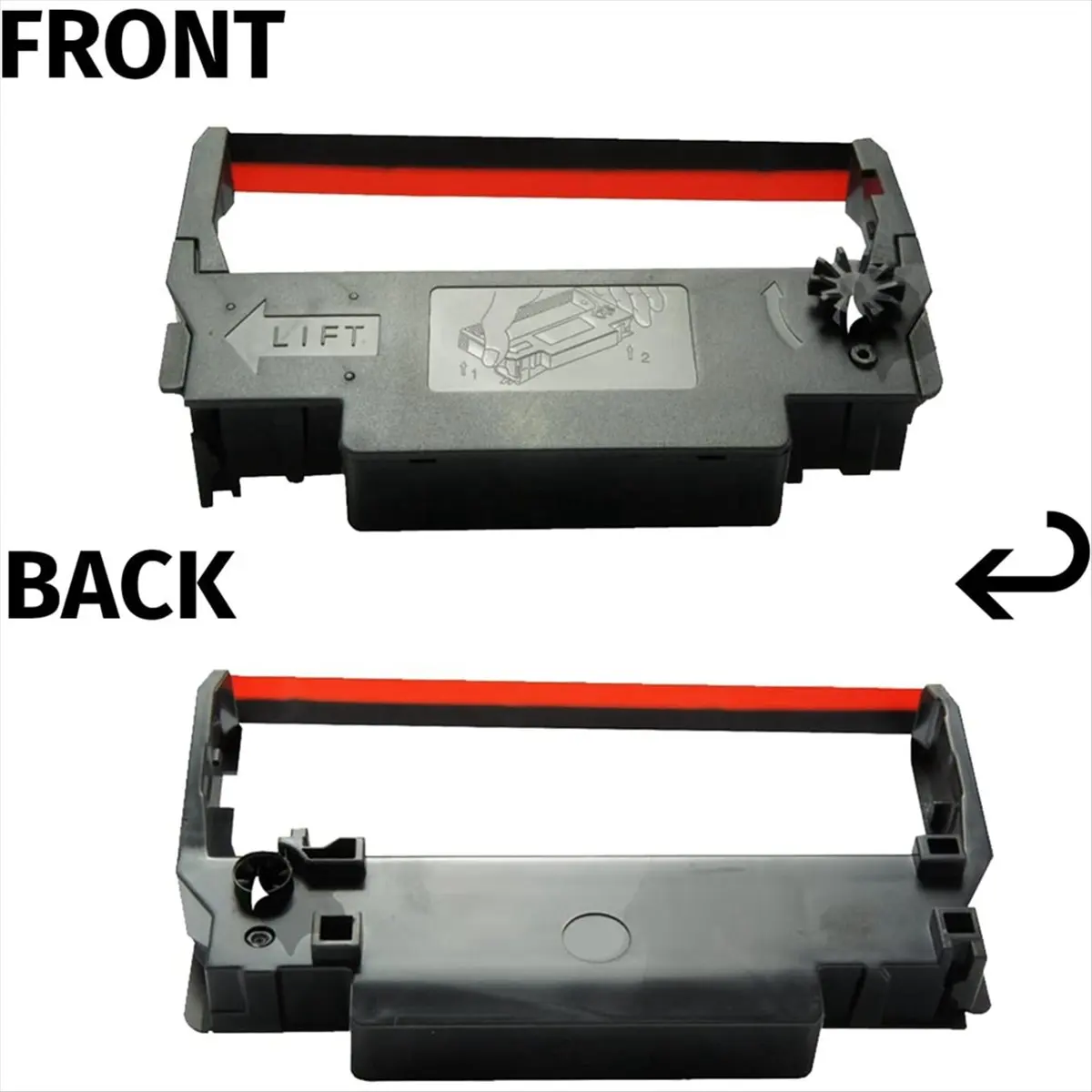 Фото Лента для принтеров A17G, 12 шт., черная и красная, для Epson ERC38, ERC30, ERC34, TM-U220A/220B/220D/300/375, для принтера SNBC №2