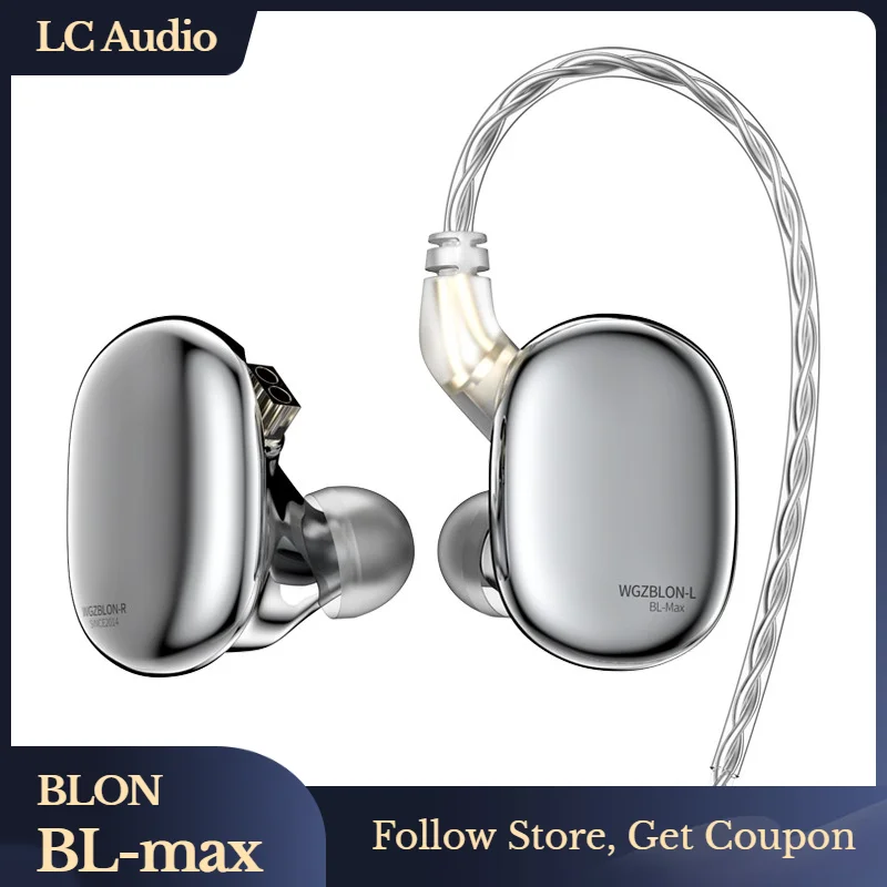 

Наушники-вкладыши BLON BL-Max, 10 мм, углеродные + 6 мм